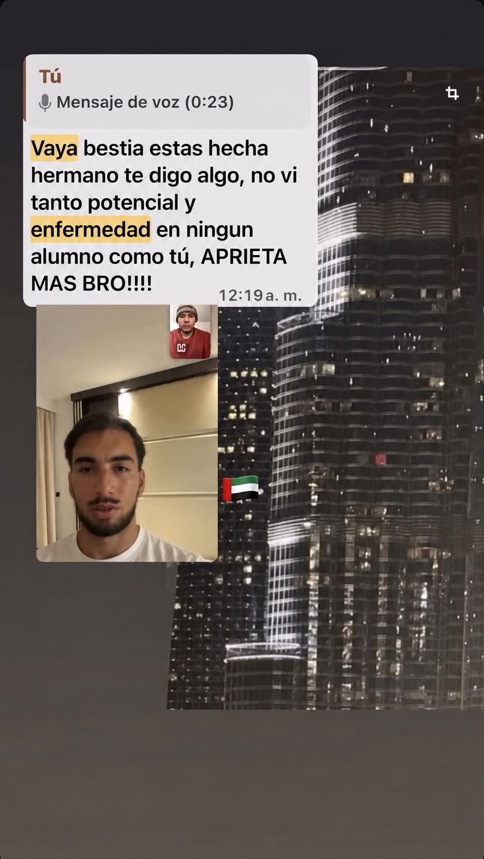 Nico invirtiendo en su formación